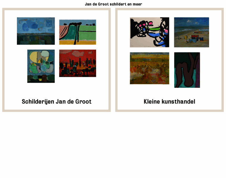 Jandegrootschildertenmeer.nl thumbnail