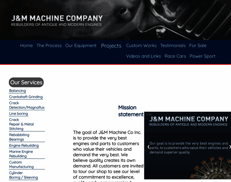 Jandm-machine.com thumbnail