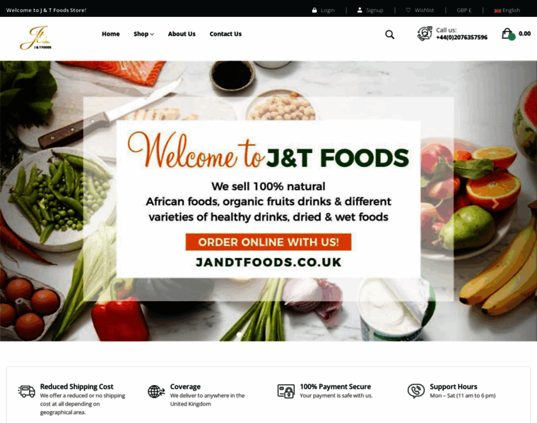 Jandtfoods.co.uk thumbnail