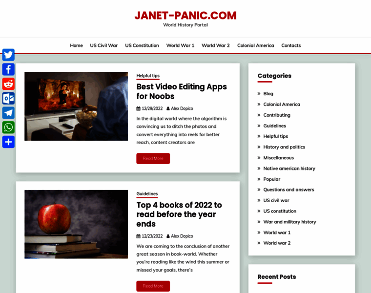 Janet-panic.com thumbnail