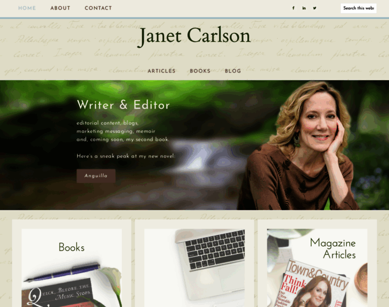 Janetcarlson.net thumbnail