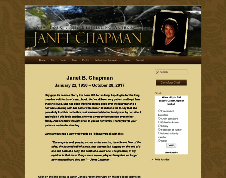Janetchapman.com thumbnail