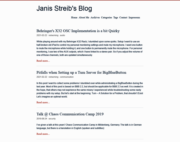 Janis-streib.de thumbnail