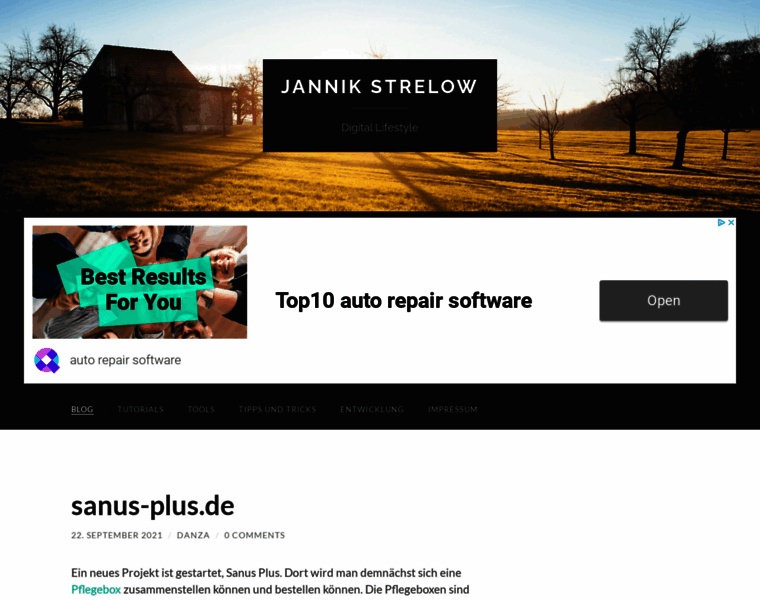 Jannik-strelow.de thumbnail