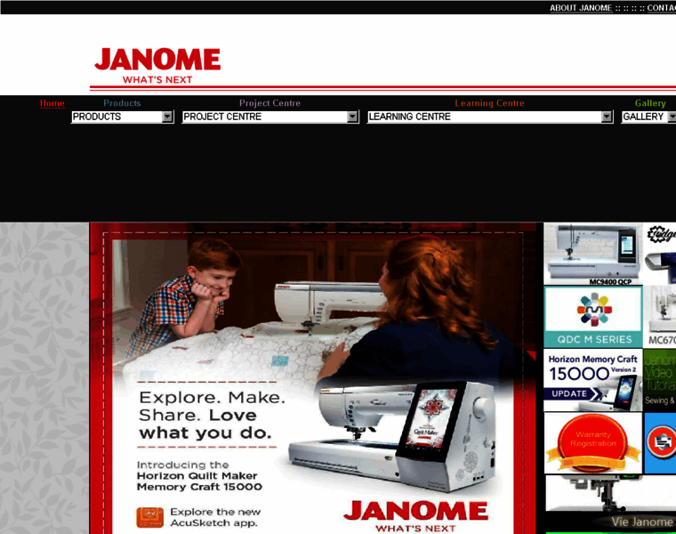 Janome.ca thumbnail