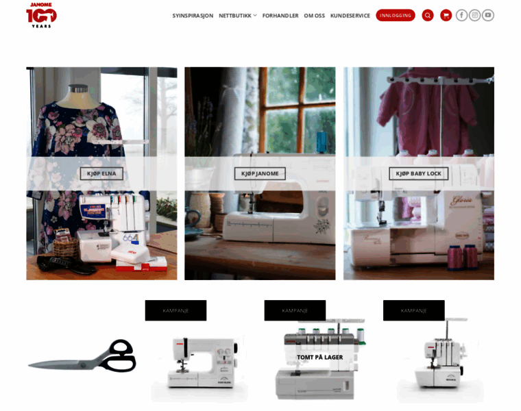 Janome.no thumbnail