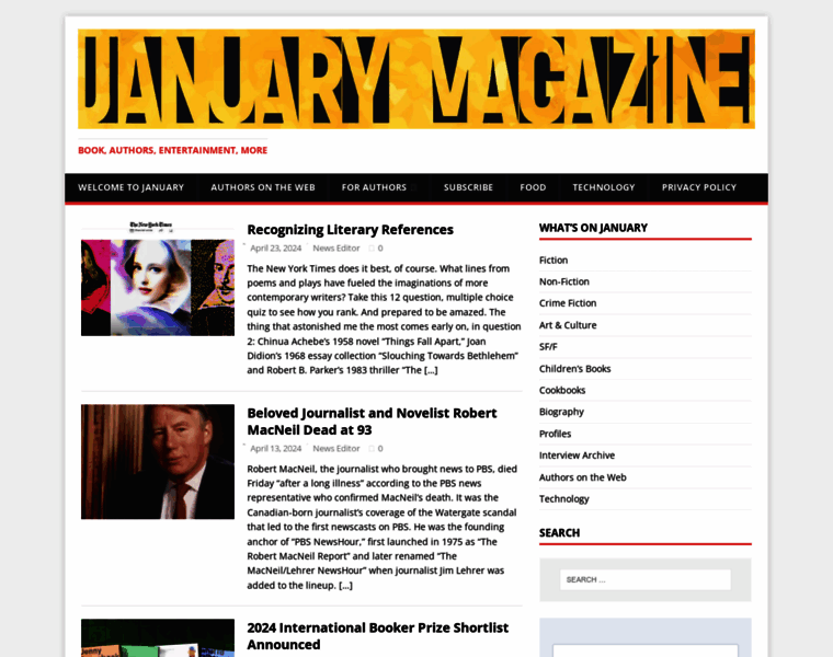 Januarymagazine.com thumbnail