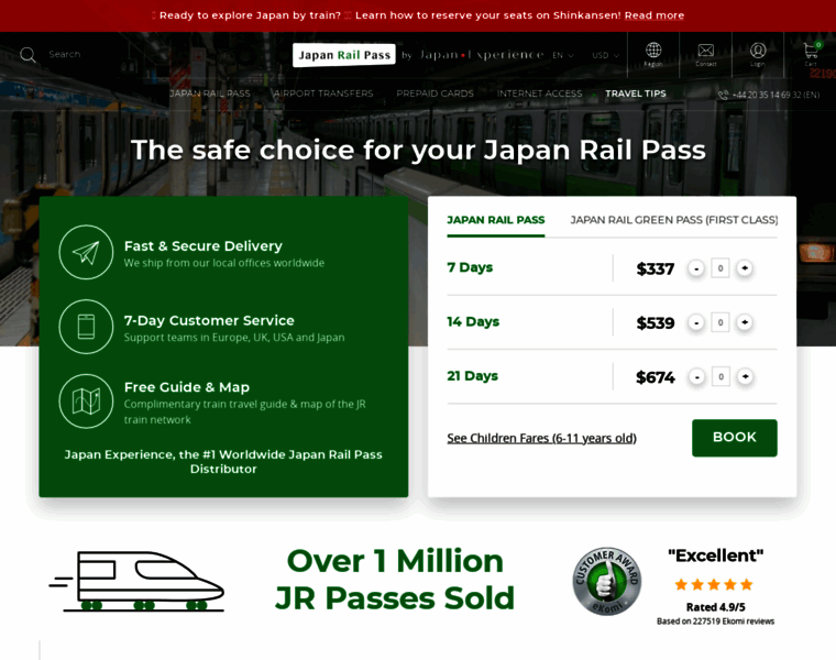 Japan-rail-pass.ca thumbnail