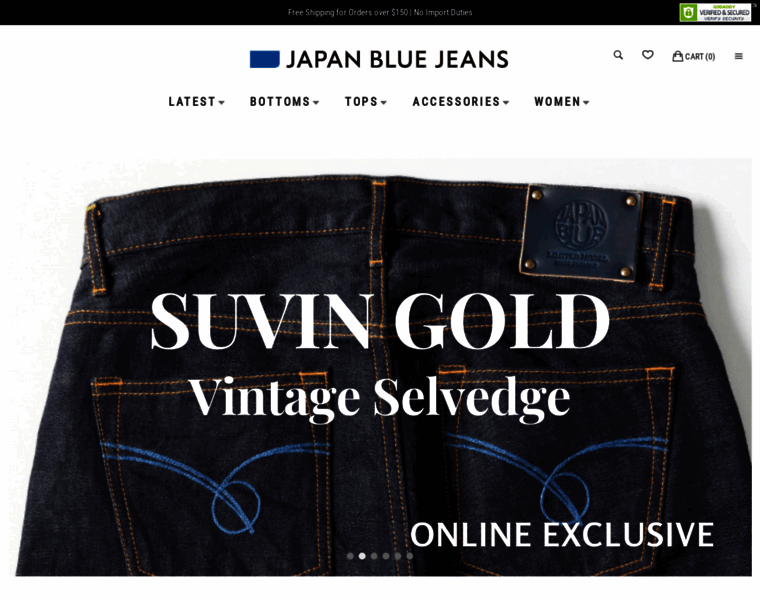 Japanblue-jeans.com thumbnail