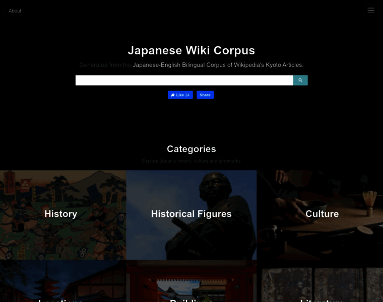 Japanese-wiki-corpus.org thumbnail