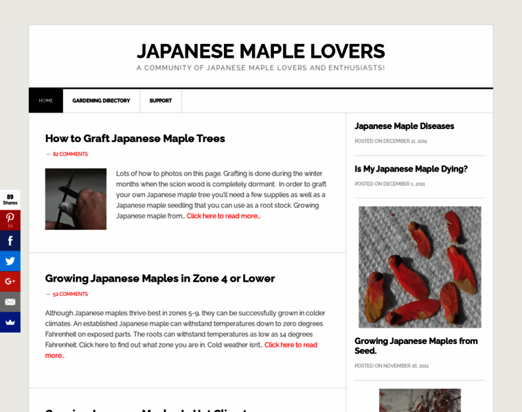Japanesemaplelovers.com thumbnail