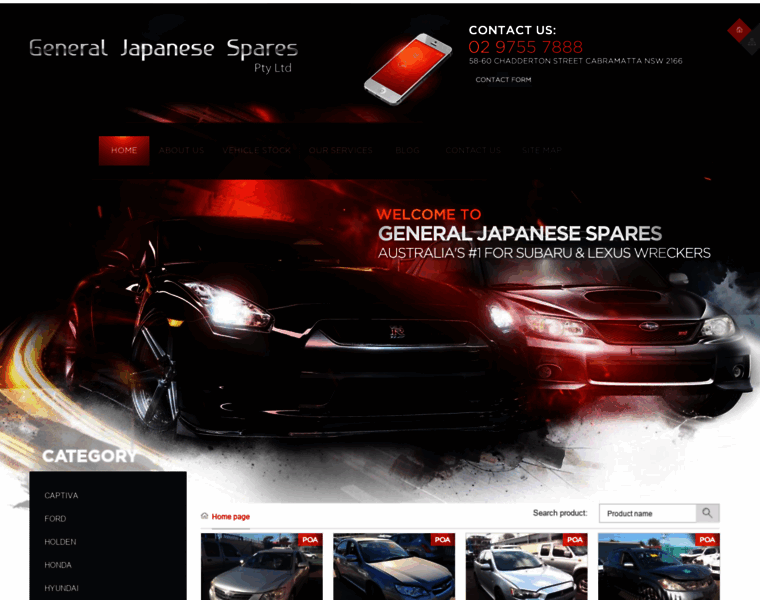 Japanesespares.com.au thumbnail