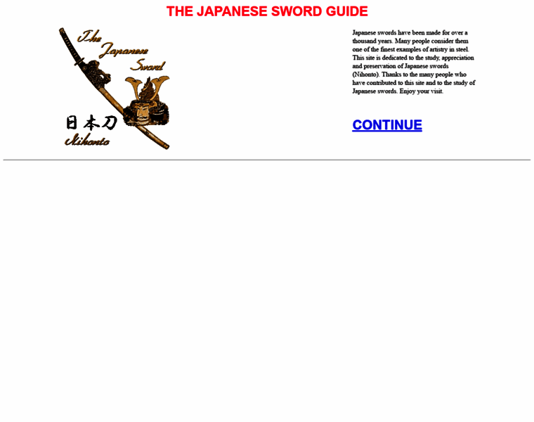 Japaneseswordindex.com thumbnail