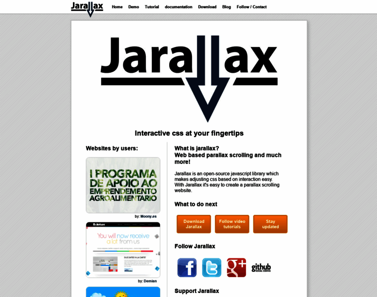 Jarallax.com thumbnail
