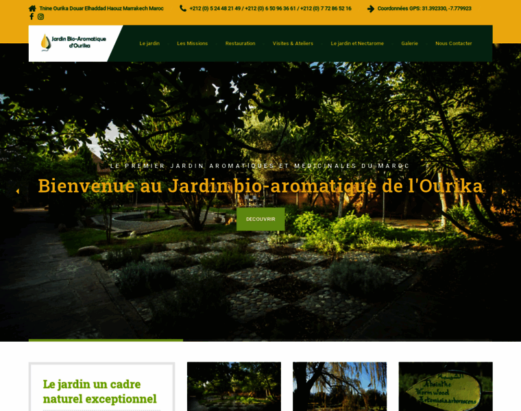 Jardin-bioaromatique-ourika.com thumbnail
