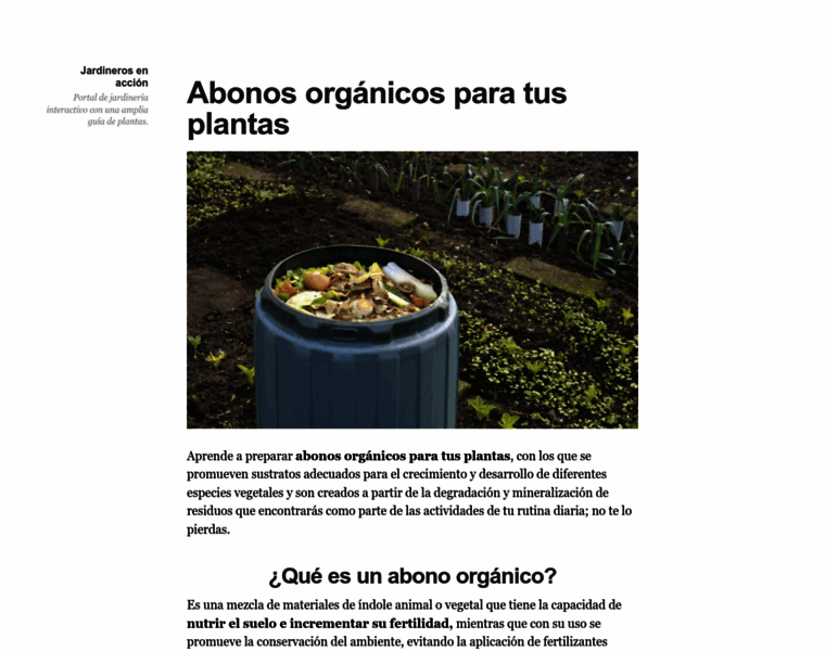 Jardinerosenaccion.es thumbnail