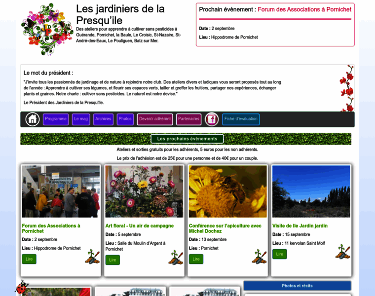 Jardiniers-presquile.com thumbnail