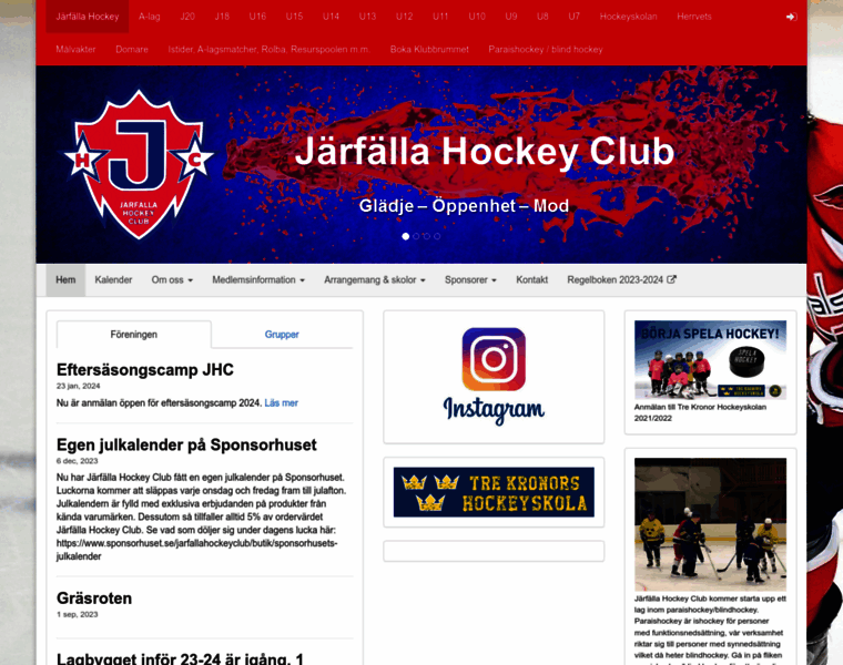 Jarfallahockey.com thumbnail