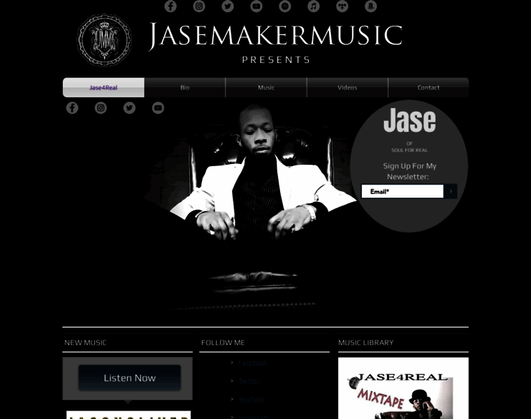 Jasemakermusic.com thumbnail