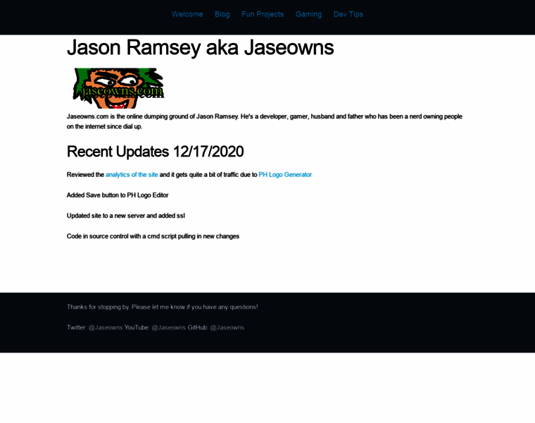 Jaseowns.com thumbnail