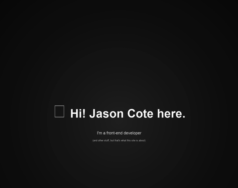 Jasoncote.co thumbnail