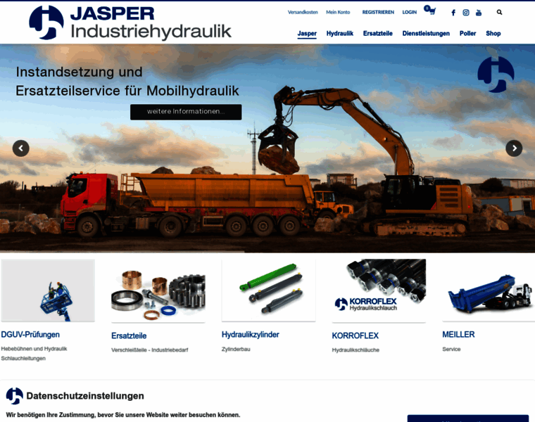 Jasper-hydraulik.com thumbnail