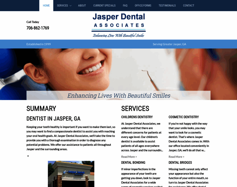 Jasperdentalcare.com thumbnail
