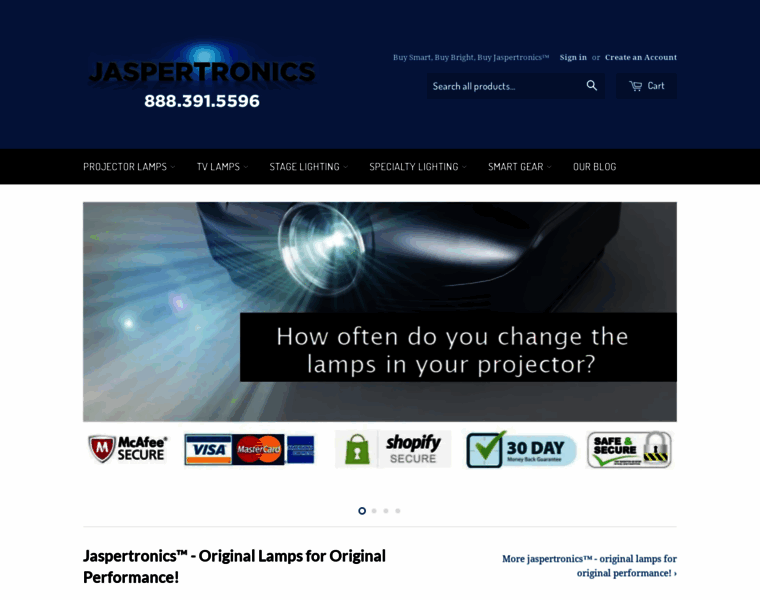 Jaspertronics.com thumbnail