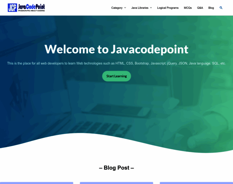 Javacodepoint.com thumbnail