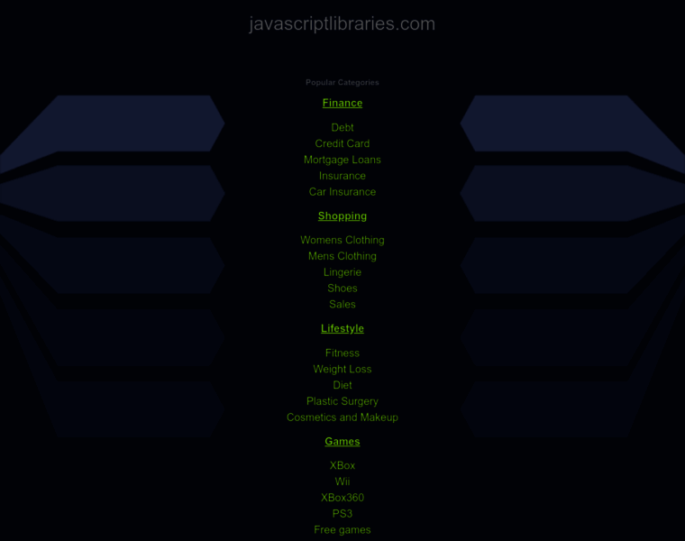 Javascriptlibraries.com thumbnail