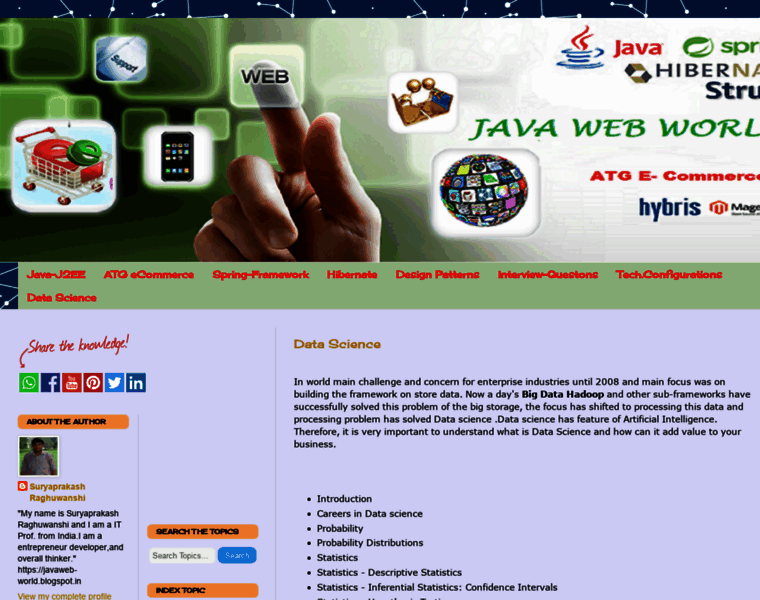 Javaweb-world.blogspot.com thumbnail