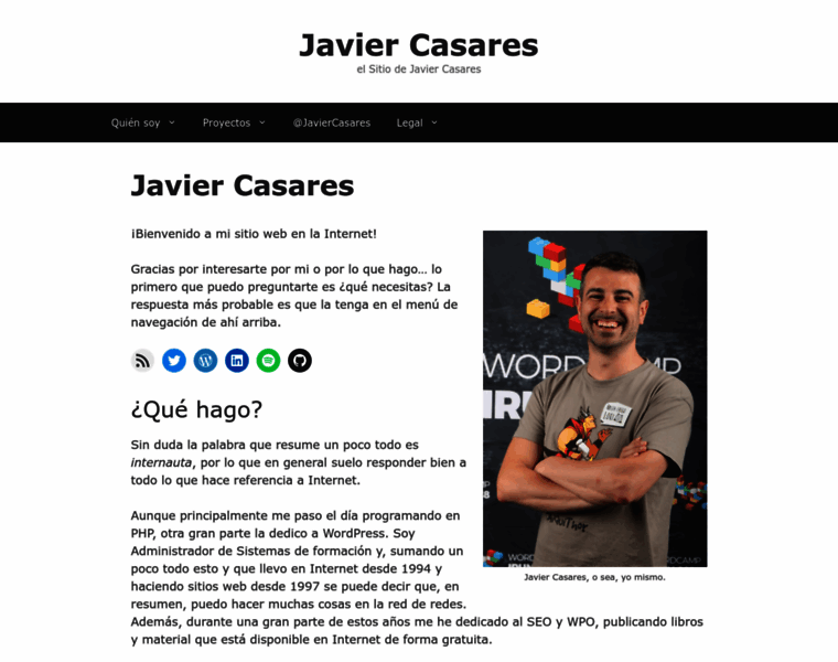 Javiercasares.com thumbnail