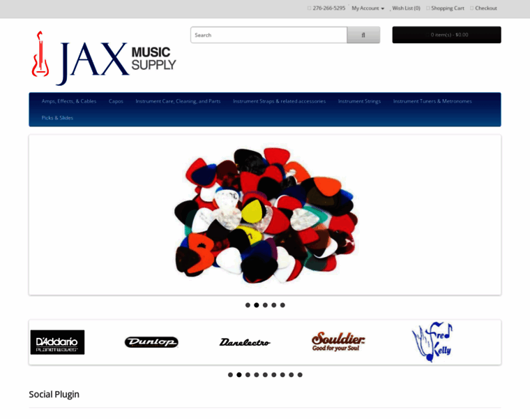 Jaxmusicsupply.com thumbnail