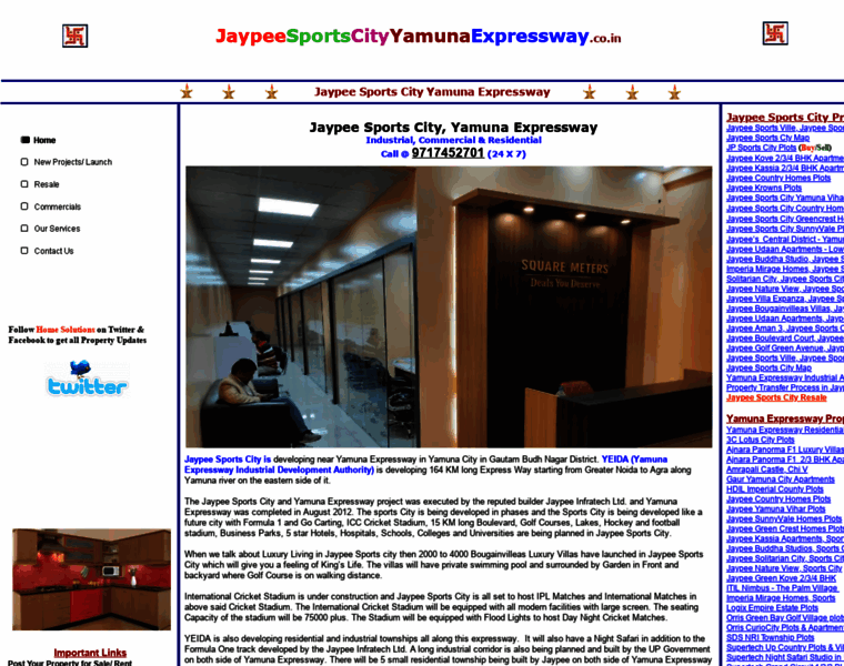 Jaypeesportscityyamunaexpressway.co.in thumbnail