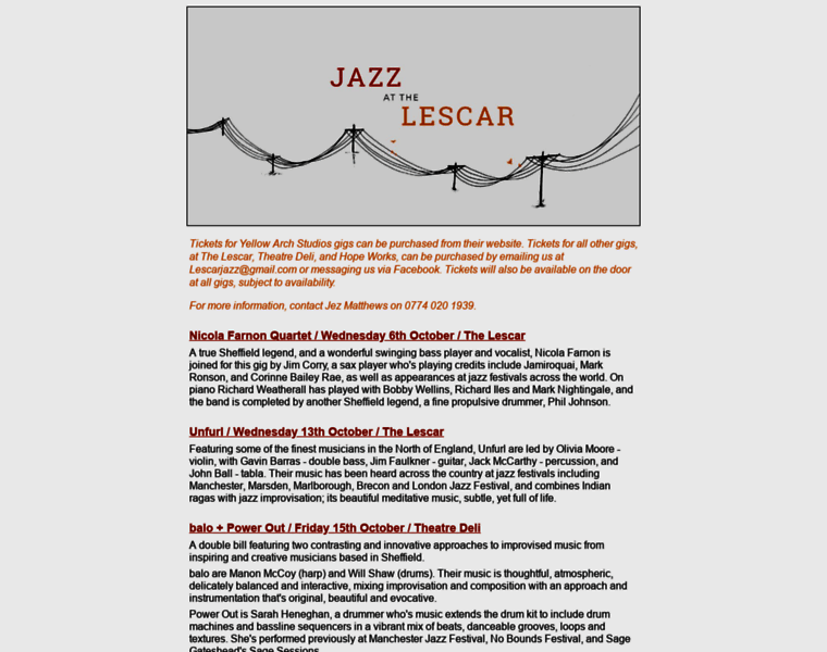 Jazzatthelescar.com thumbnail