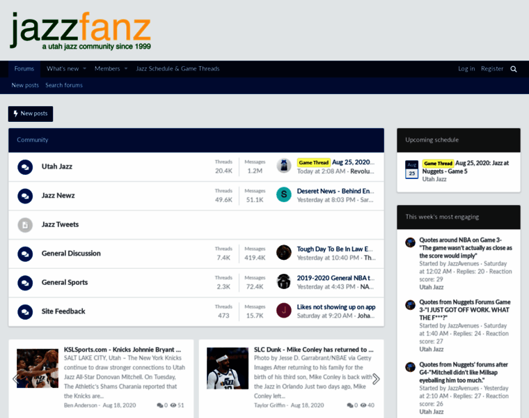 Jazzfanz.com thumbnail