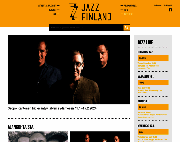 Jazzfinland.fi thumbnail