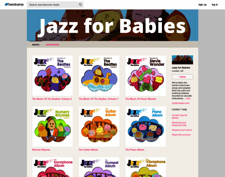 Jazzforbabies.org thumbnail