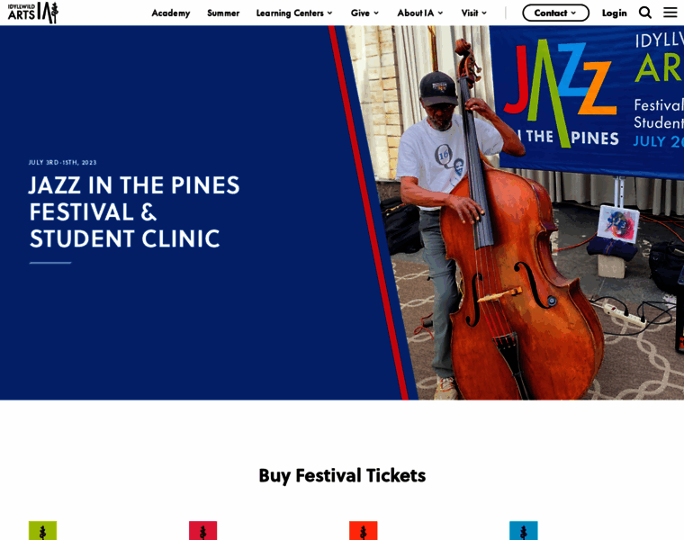 Jazzinthepines.com thumbnail