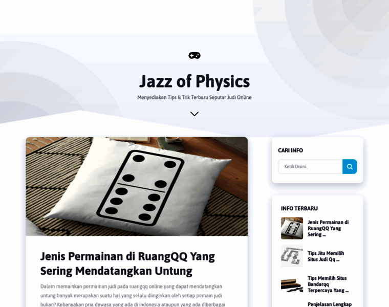 Jazzofphysics.com thumbnail
