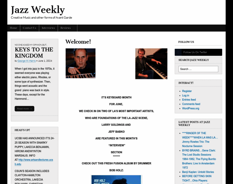 Jazzweekly.com thumbnail