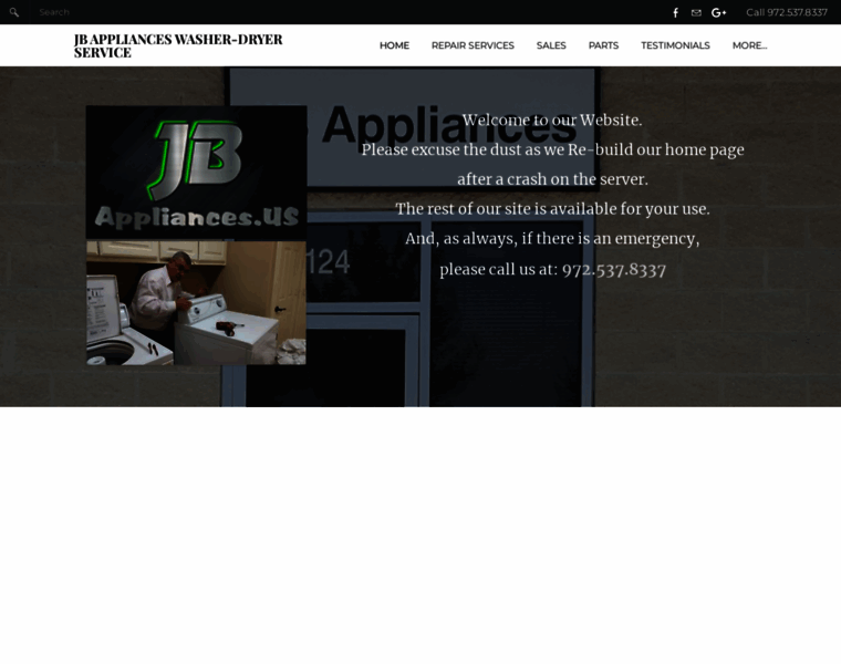 Jbappliances.us thumbnail