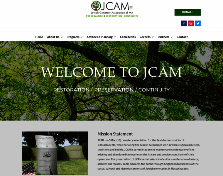 Jcam.org thumbnail