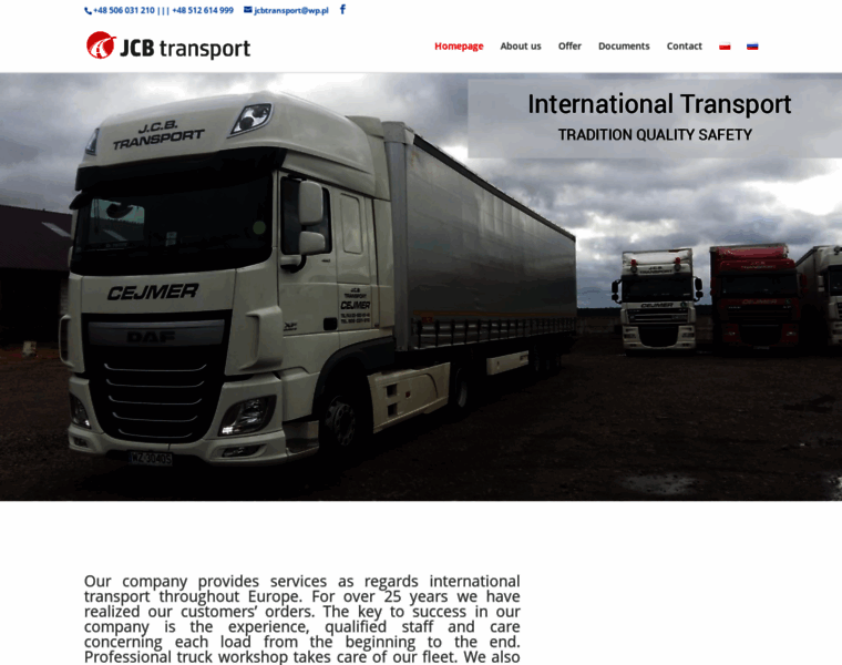 Jcbtransport.pl thumbnail