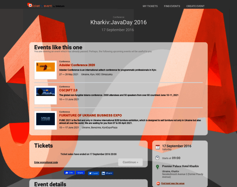 Jdkharkiv2016.ticketforevent.com thumbnail