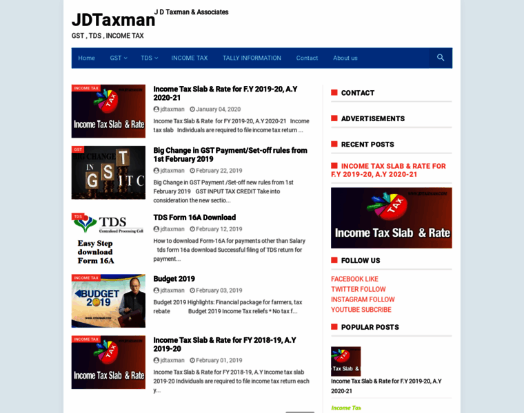 Jdtaxman.com thumbnail