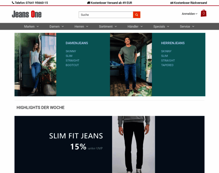 Jeans-one.de thumbnail