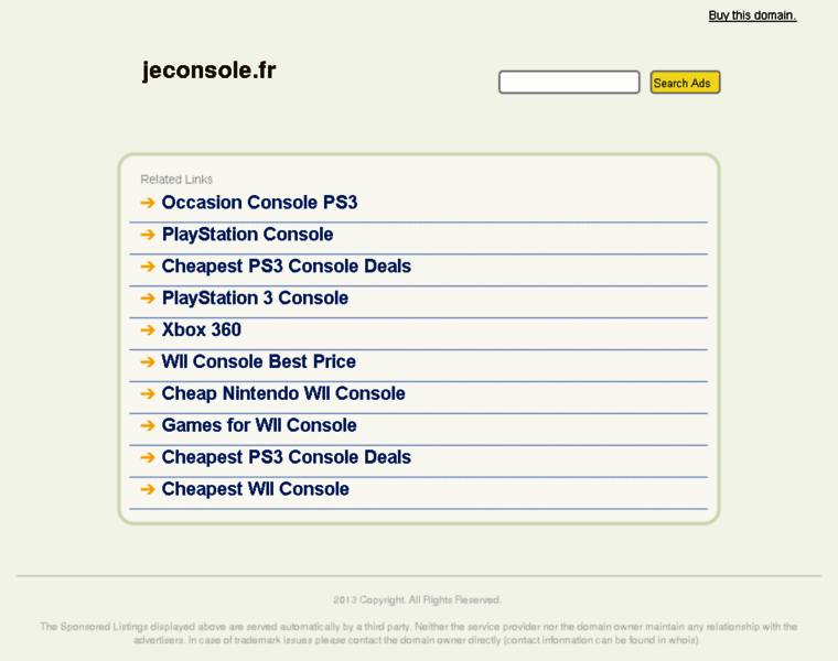 Jeconsole.fr thumbnail Jeconsole.fr thumbnail