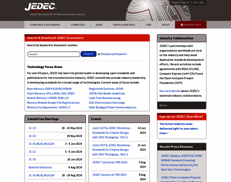 Jedec.org thumbnail