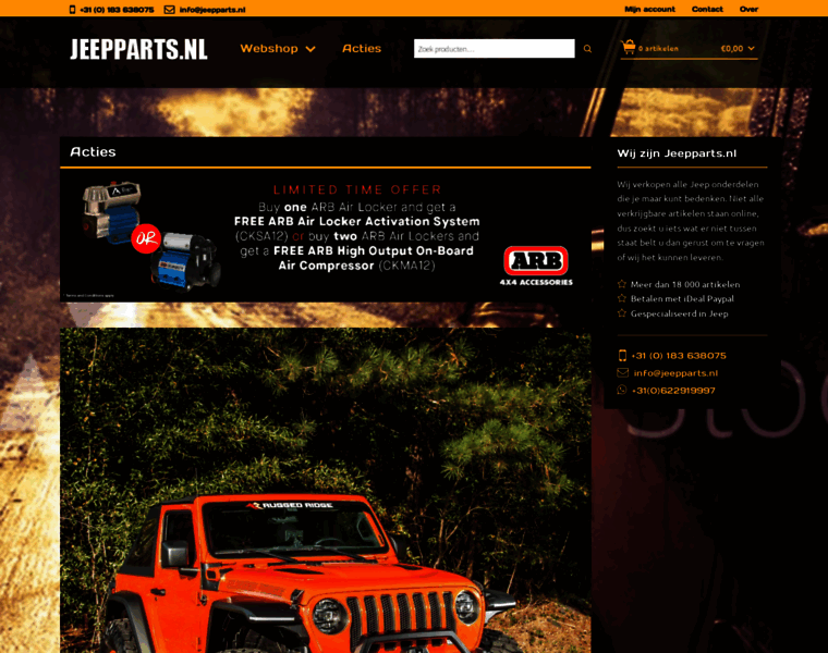 Jeepparts.nl thumbnail